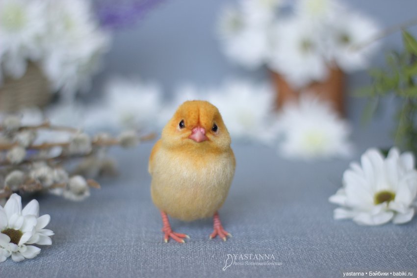 Ждём весну — Валяные игрушки из шерсти: сухое валяние (фото 6)