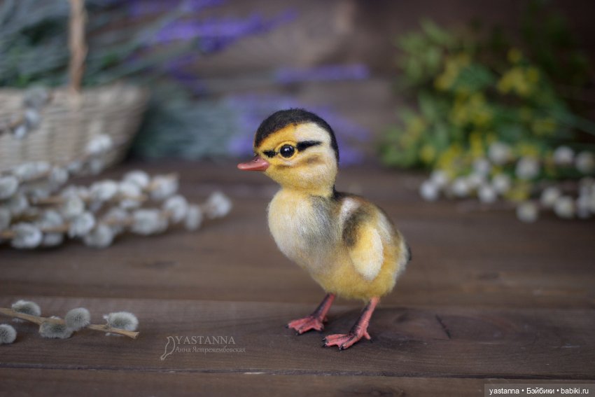 Ждём весну — Валяные игрушки из шерсти: сухое валяние