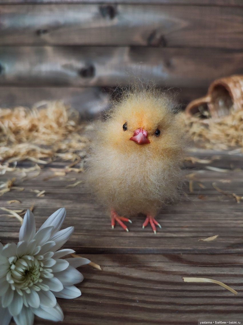 Ждём весну — Валяные игрушки из шерсти: сухое валяние