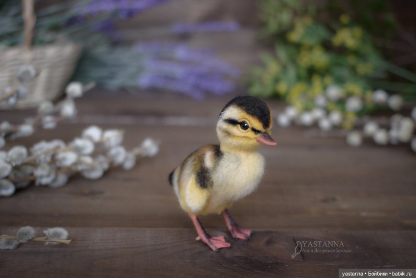 Ждём весну — Валяные игрушки из шерсти: сухое валяние