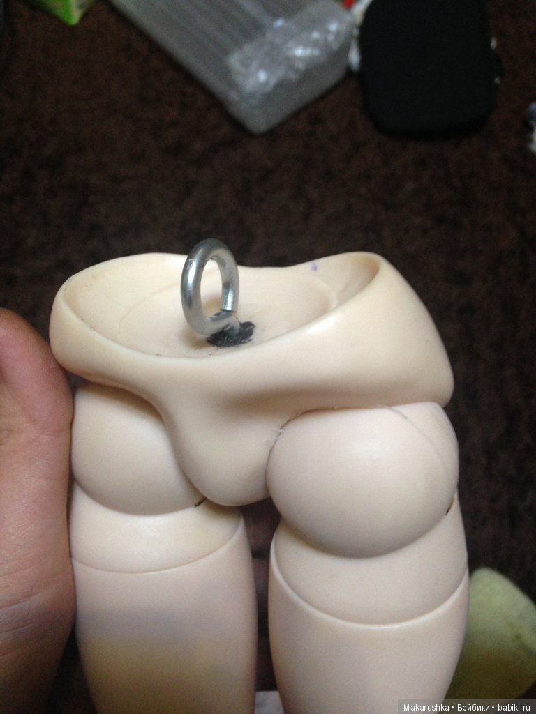 Вариант ремонта тела у Звезды подиума со сломанными бедренными петлями (много фото) (фото 10)