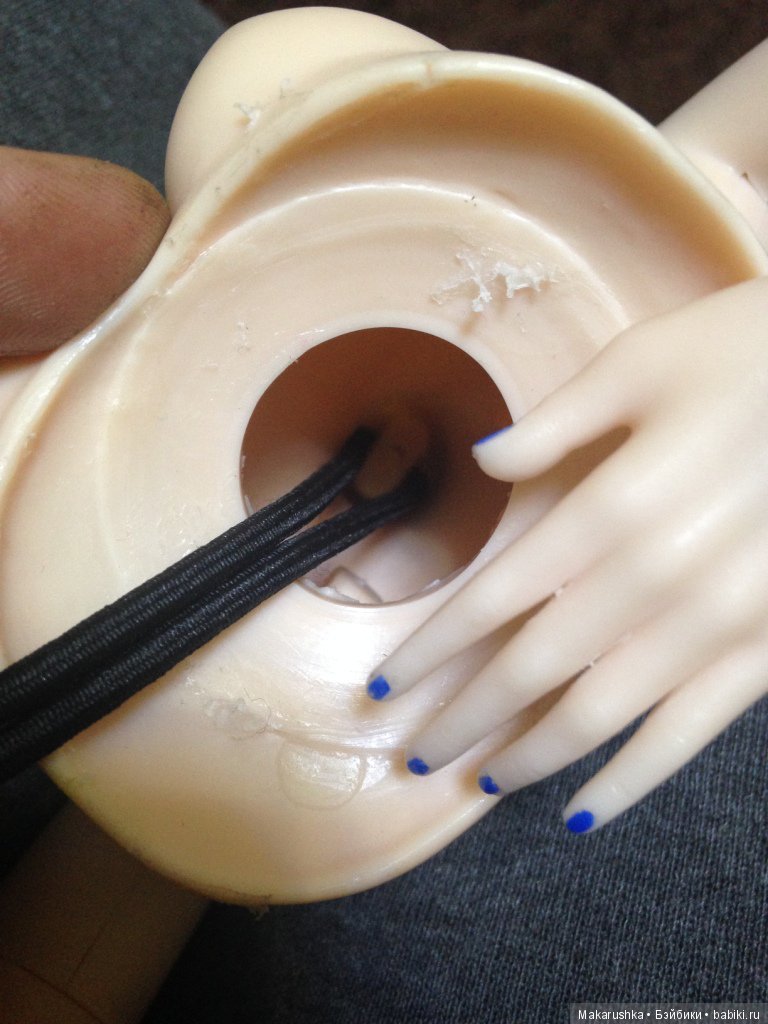 Вариант ремонта тела у Звезды подиума со сломанными бедренными петлями (много фото)