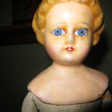 Голова для куклы из папье - маше