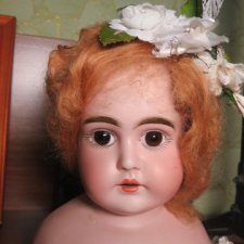 Антикварная кукольная голова под реставрацию.