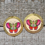 Серьги бабочки