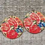 Серьги цветы