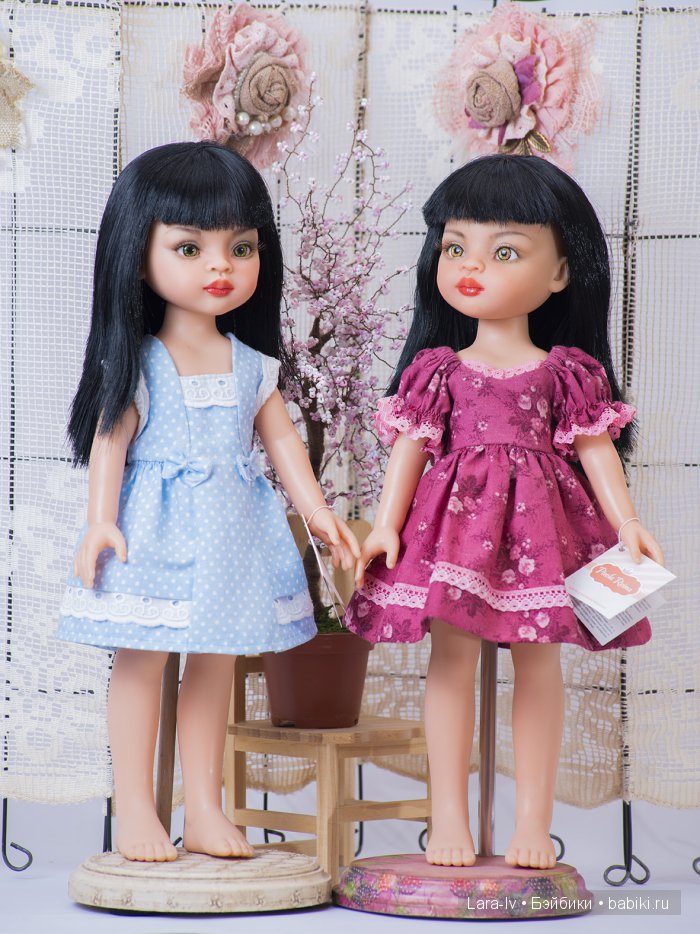 Сестренки Лиушки ООАК немножко. Такие разные