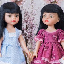 Сестренки Лиушки ООАК немножко. Такие разные