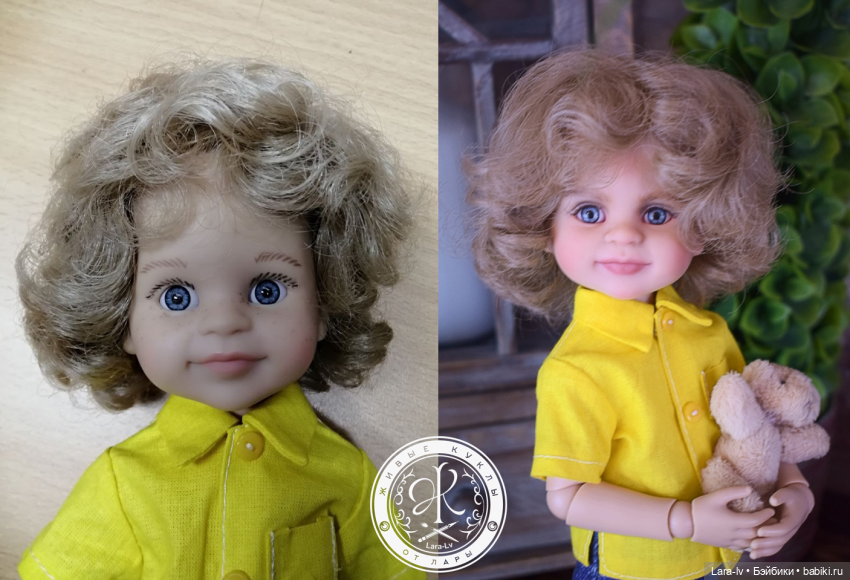 Два чемодана кукол — Реставрация и преображение кукол: ремонт (фото 9)