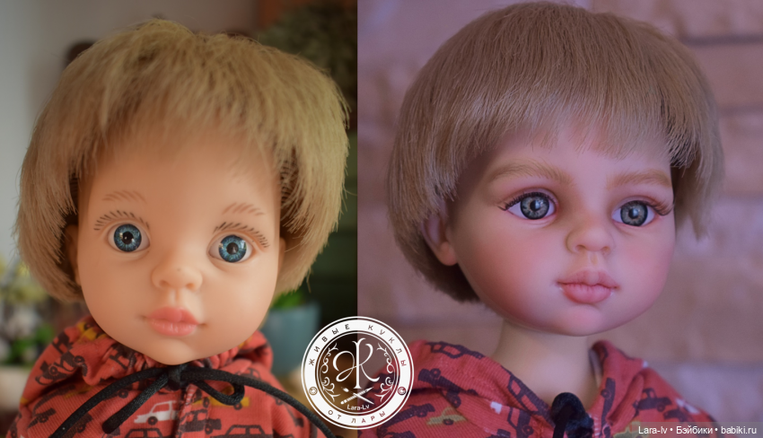 Два чемодана кукол — Реставрация и преображение кукол: ремонт (фото 5)