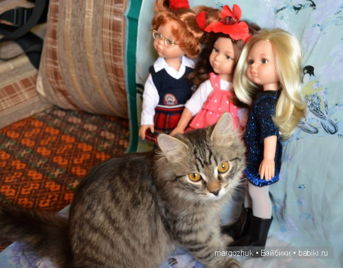 Фотосессия с котом — Куклы Paola Reina (Паола Рейна): новинки