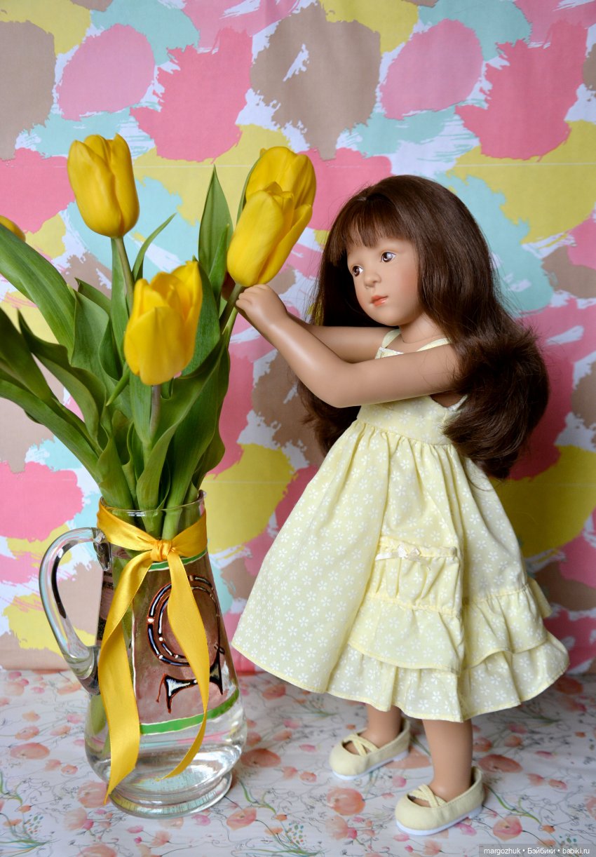 "Солнечные зайчики" — Куклы Petitcollin (Петитколлин) и Sylvia Natterer: Minouche