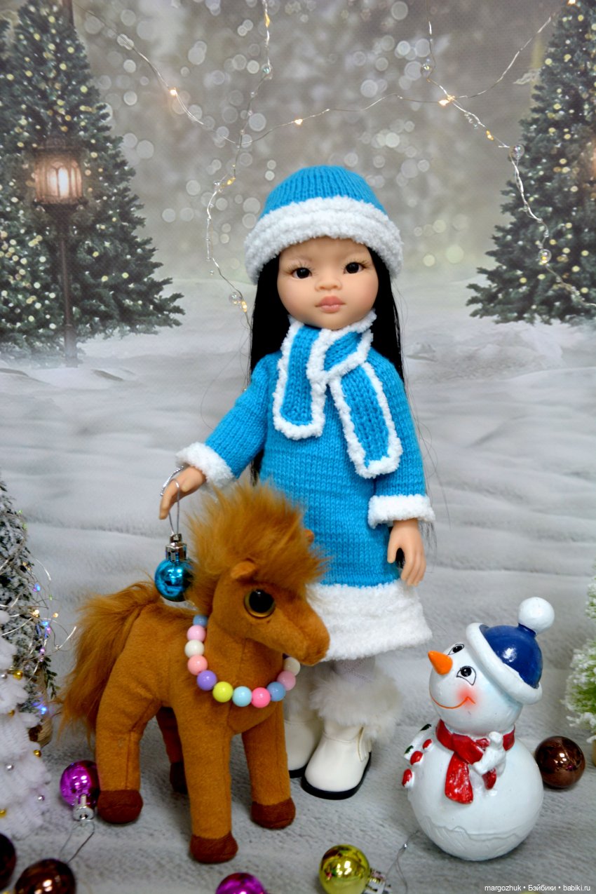 Как наши куклы Новый год встречали