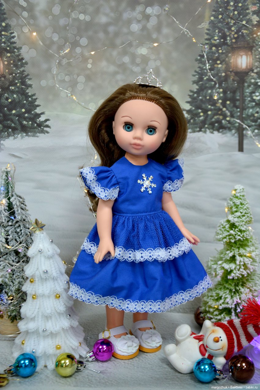 Как наши куклы Новый год встречали