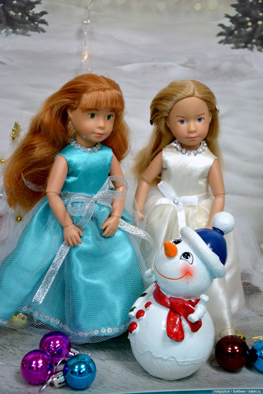 Как наши куклы Новый год встречали