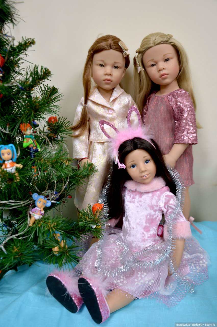 Как наши куклы Новый год встречали