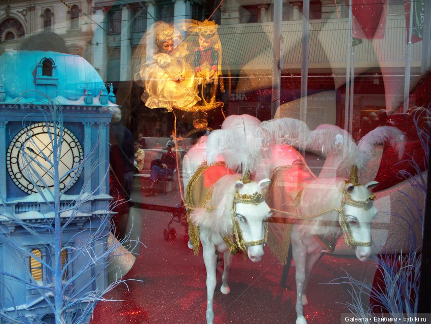 Австралия в январе: Рождественские витрины у «Майера» (фото 9)