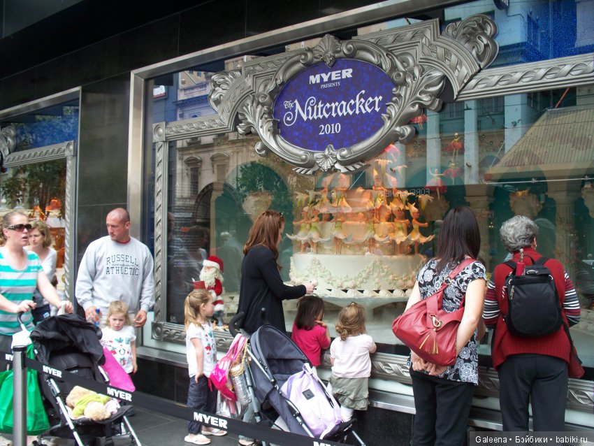 Австралия в январе: Рождественские витрины у «Майера» (фото 10)
