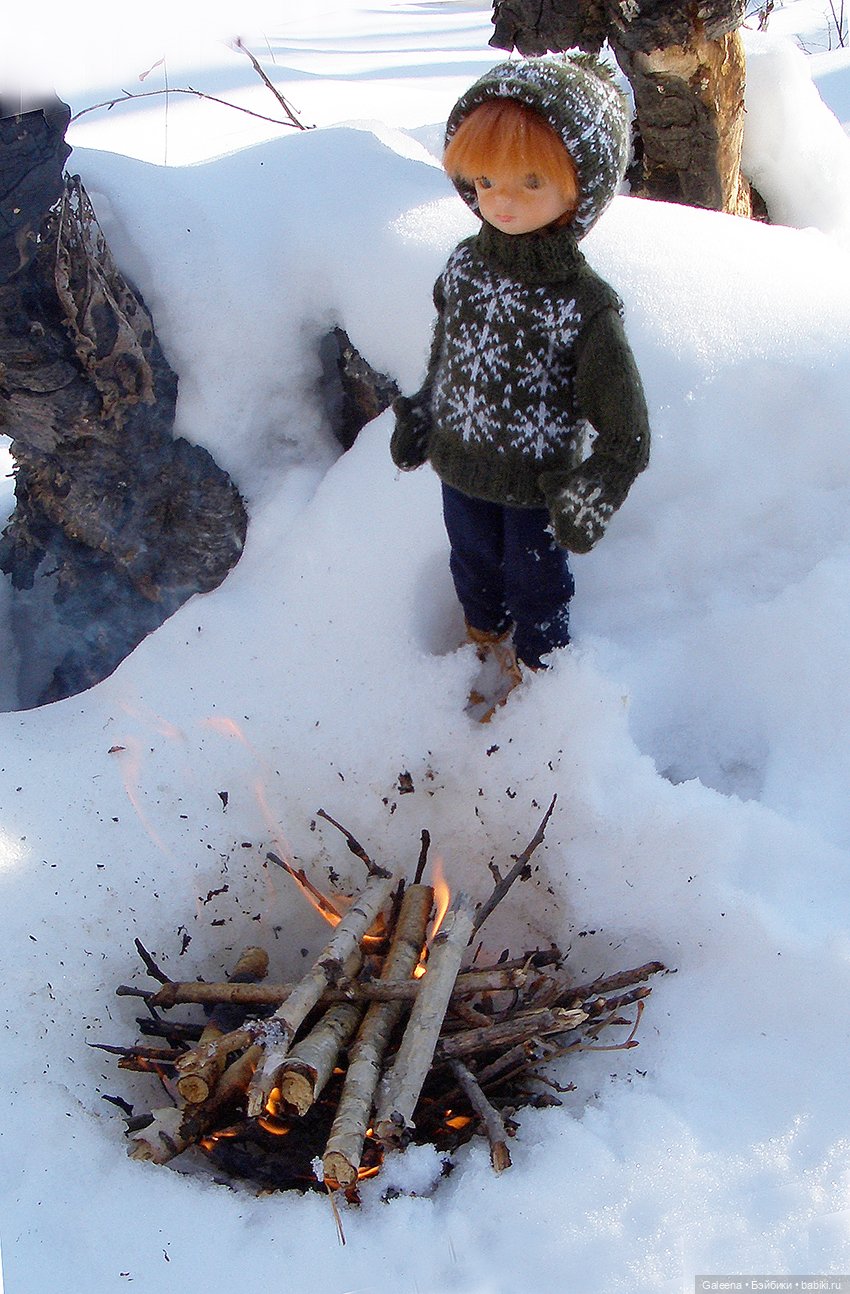 Костёр на снегу — Игровые куклы разных производителей (Разное): редкие бренды (фото 9)