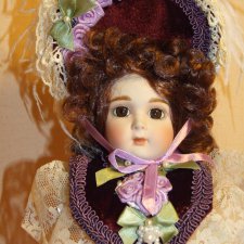 Реплика -головка антикварной куклы Жюмо