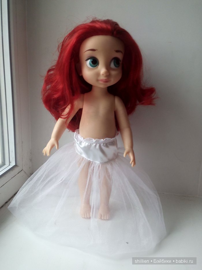 Свадебное платье для куколски Disney Animators | Бэйбики Свадебное платье для куколски Disney Animators