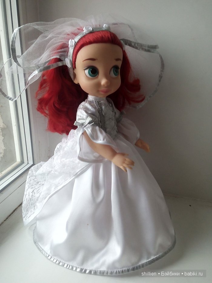 Свадебное платье для куколски Disney Animators | Бэйбики Свадебное платье для куколски Disney Animators (фото 4)