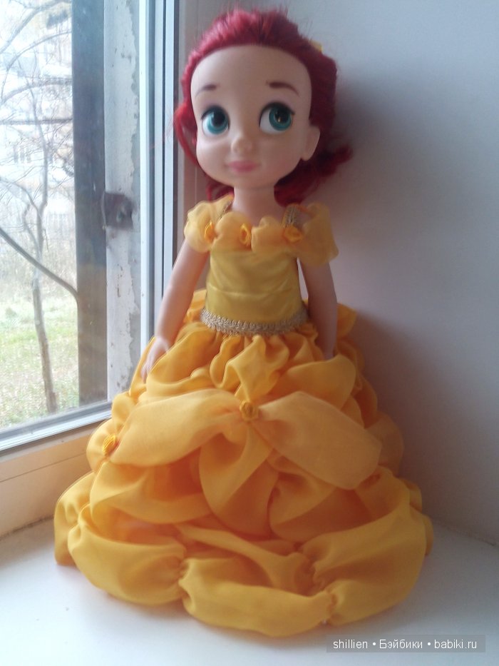 Платье Белль — Одежда и обувь для кукол своими руками: фото (фото 2)