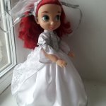 Свадебное платье для куколски Disney Animators