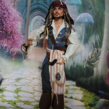 100 кукла капитан Джек Воробей