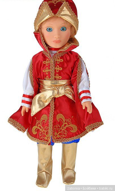 Современные фабричные куклы в русском национальном костюме