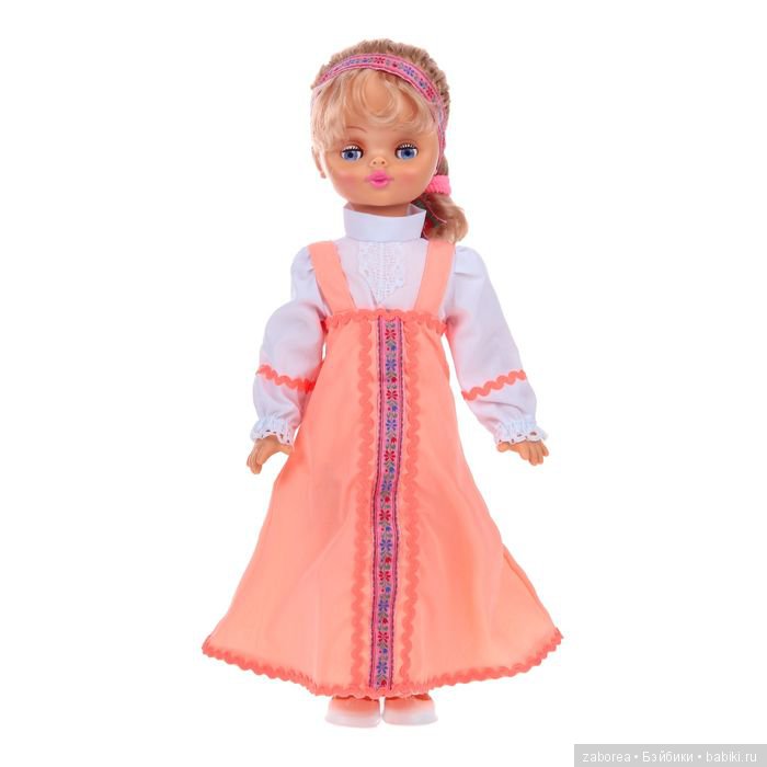 Современные фабричные куклы в русском национальном костюме