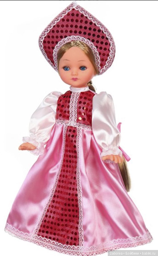 Современные фабричные куклы в русском национальном костюме