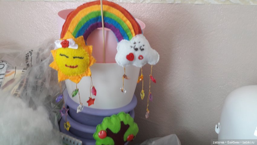 Игрушки из фетра для детского мобиля (фото 2)