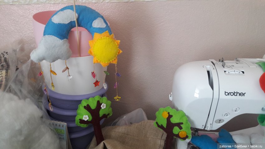 Игрушки из фетра для детского мобиля (фото 3)
