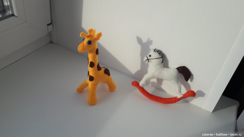 Игрушки из фетра для детского мобиля