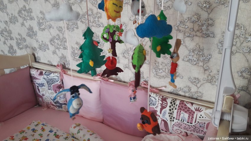 Игрушки из фетра для детского мобиля, часть 2