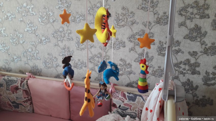 Игрушки из фетра для детского мобиля, часть 2 (фото 10)