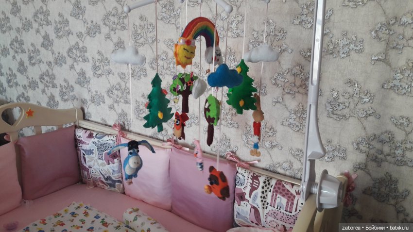 Игрушки из фетра для детского мобиля, часть 2