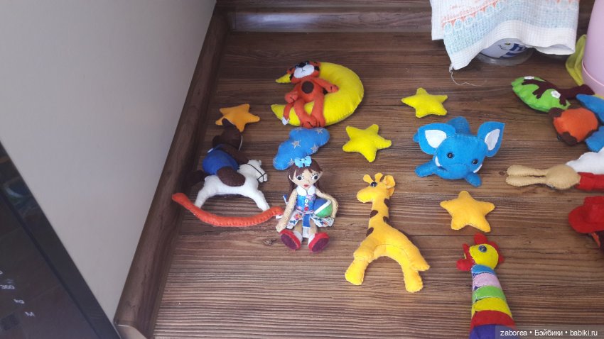 Игрушки из фетра для детского мобиля, часть 2 (фото 8)