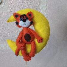 Игрушки из фетра для детского мобиля, часть 2