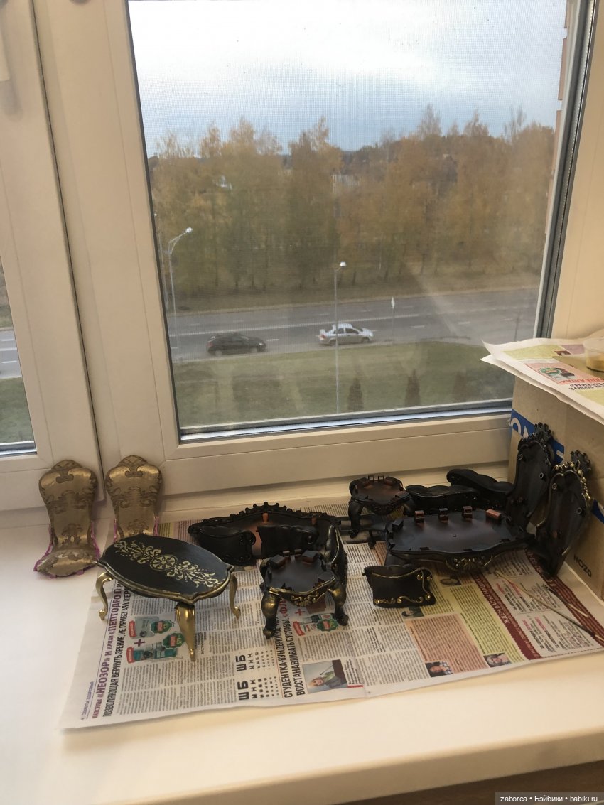 Переделка гостиной из ФП — Мебель для кукол и домиков: фото