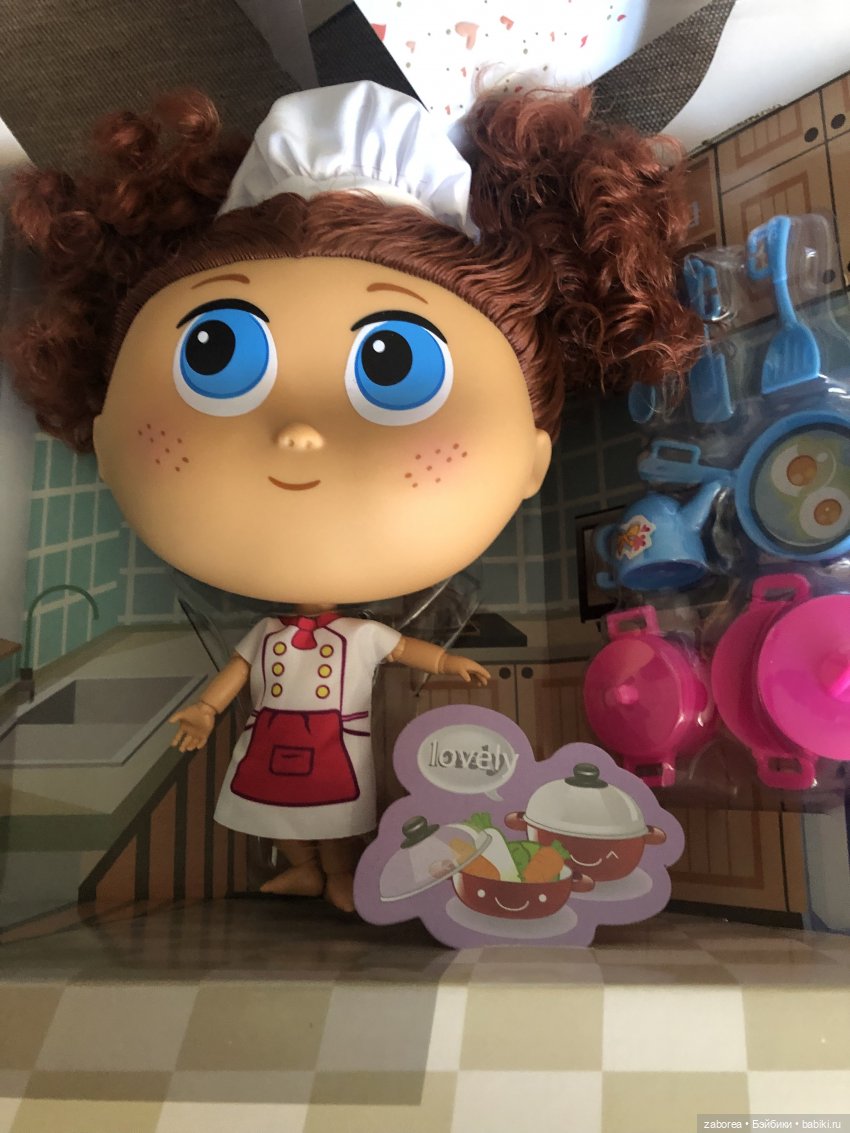 Обзор кукол kaibibi girl baby шеф повар и гибридизация на их основе (фото 9)
