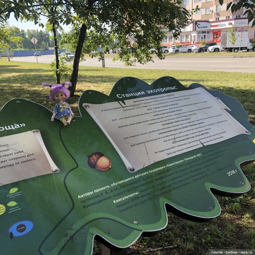 Прогулка в «Дубовой роще» с Машей