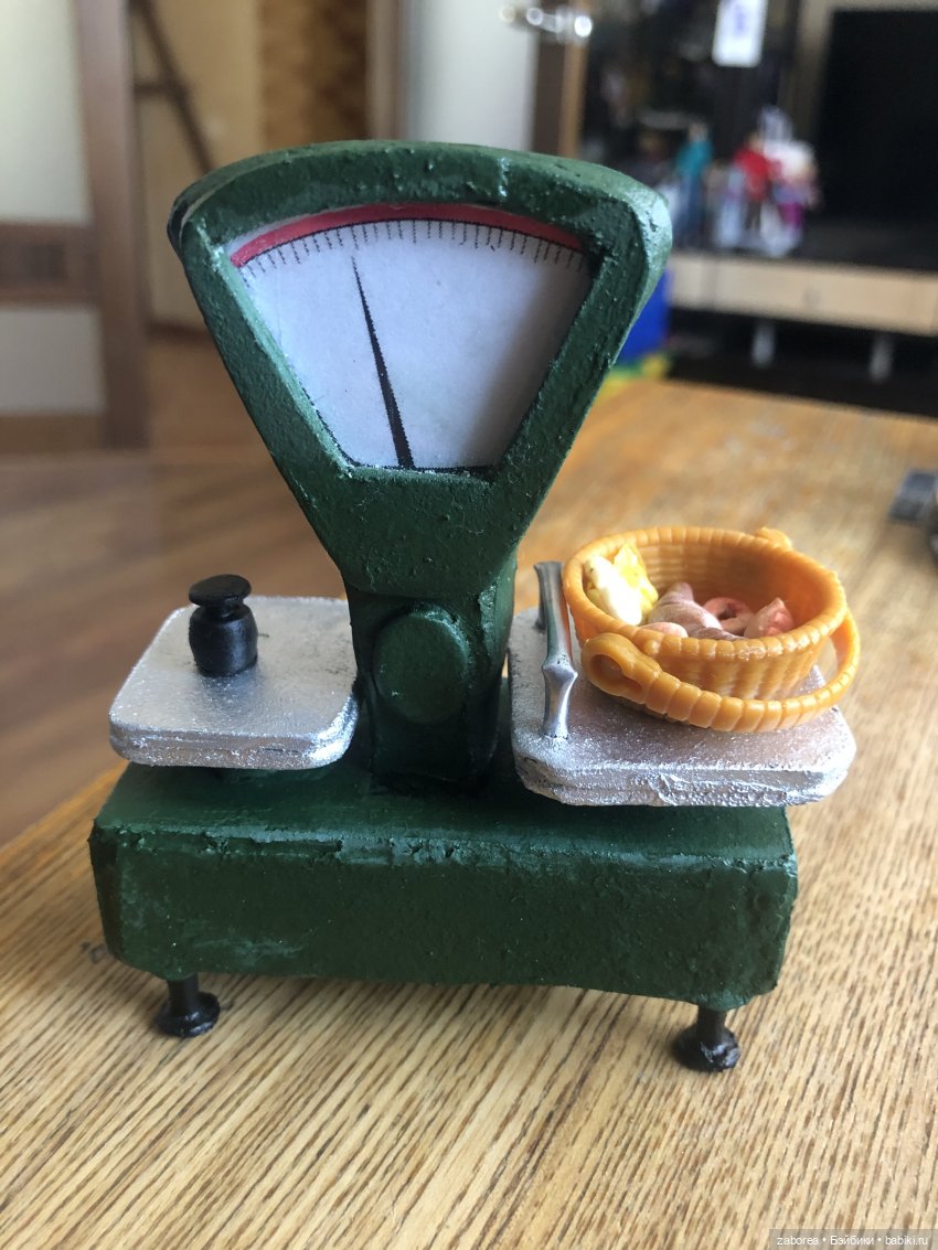 Весы СССР 1:6 своими руками. Или, как Савва Игнатьевич на рынок ходил