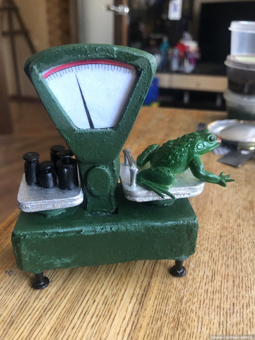 Весы СССР 1:6 своими руками. Или, как Савва Игнатьевич на рынок ходил