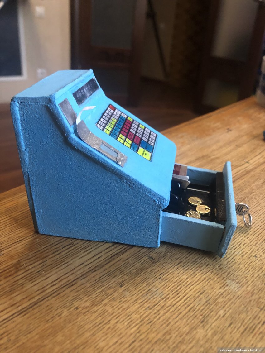 Кассовый аппарат, как в СССР. Миниатюра своими руками 1:6