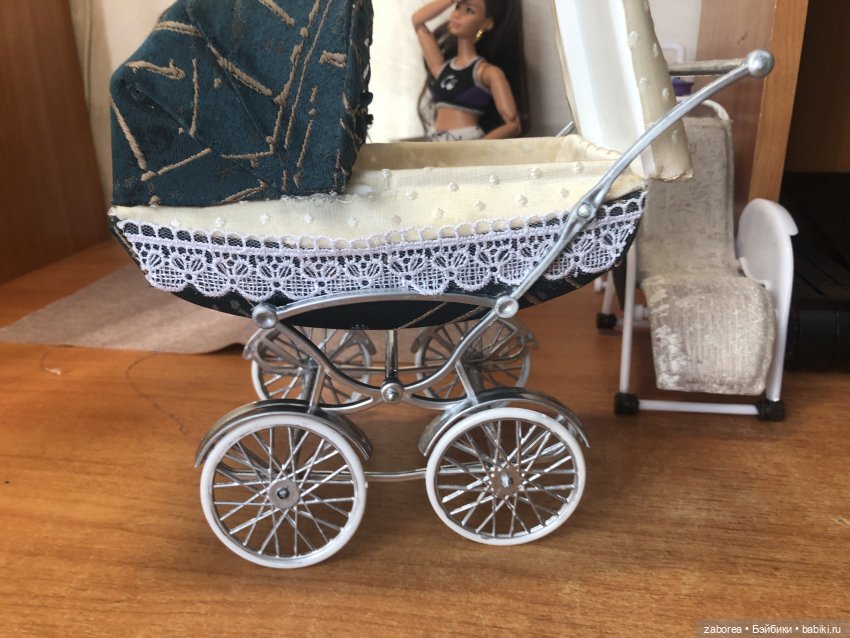 Коляска в стиле ретро. Переделка для 1:6