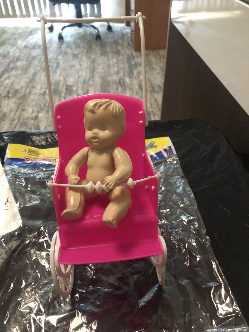 Коляска в стиле ретро. Переделка для 1:6 (фото 4)