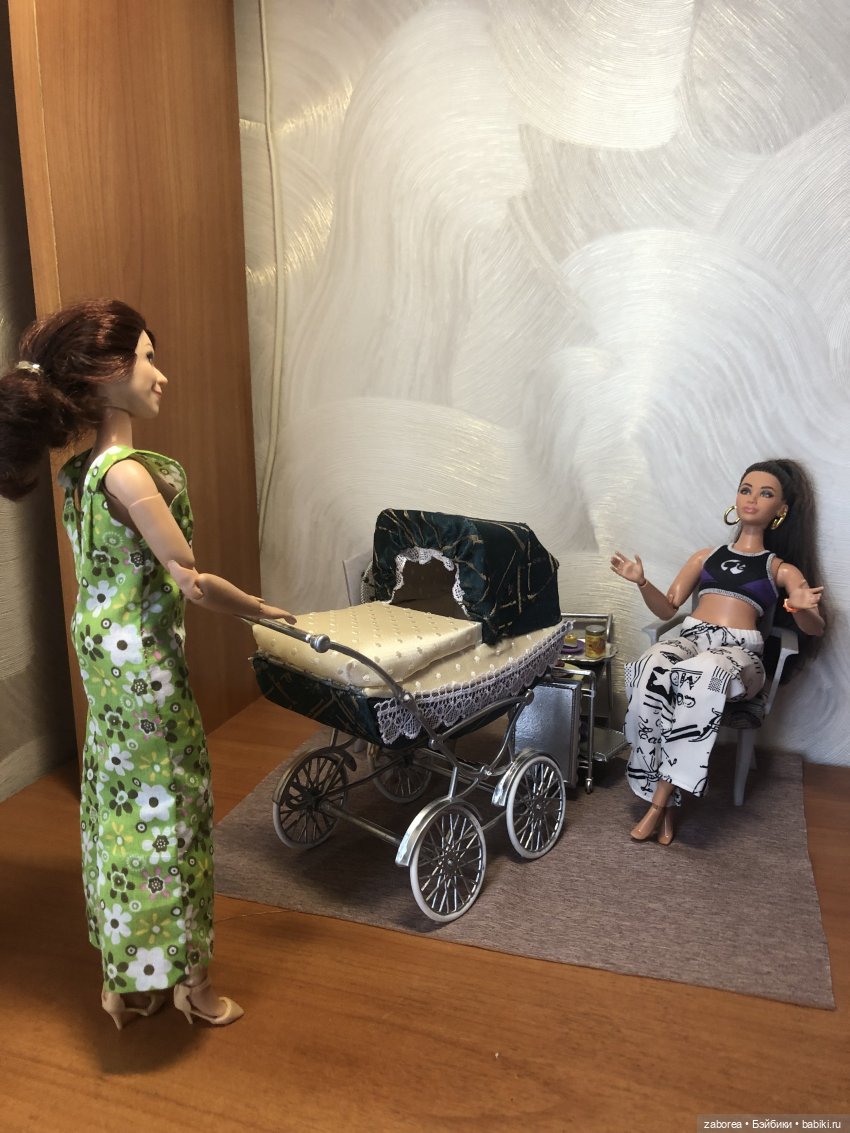 Коляска в стиле ретро. Переделка для 1:6