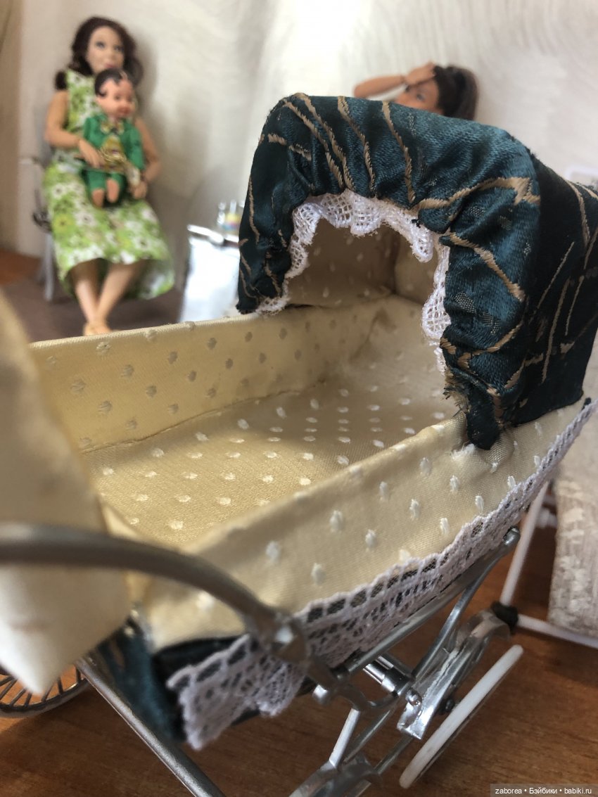 Коляска в стиле ретро. Переделка для 1:6